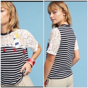 Anthropologie Getty Tasseled Top NEW!